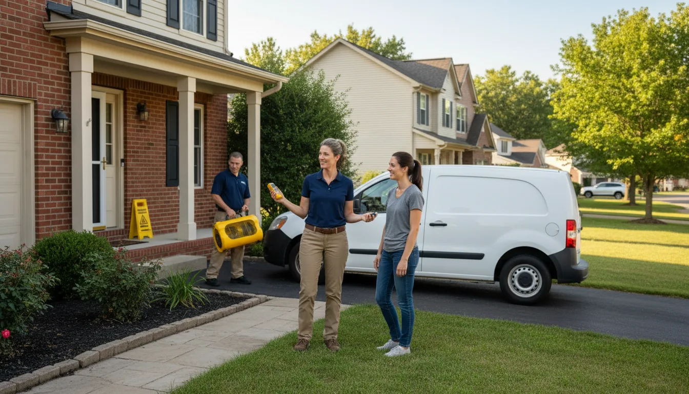 Water restoration image for Dehumidification And Cleanup Services in Elmore, AL